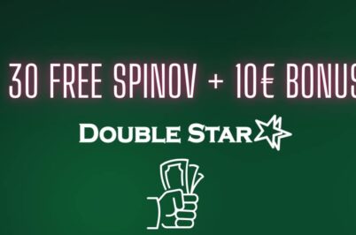 Získaj dnes 30 free spinov alebo bonus 10€ v Doublestar!