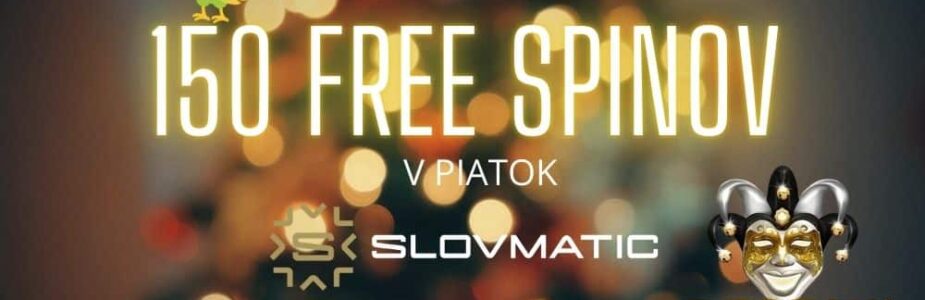 150 free spinov slovmatic