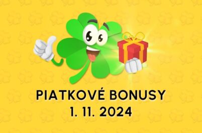 1440 free spinov a bonusy dnes 1. 11. 2024
