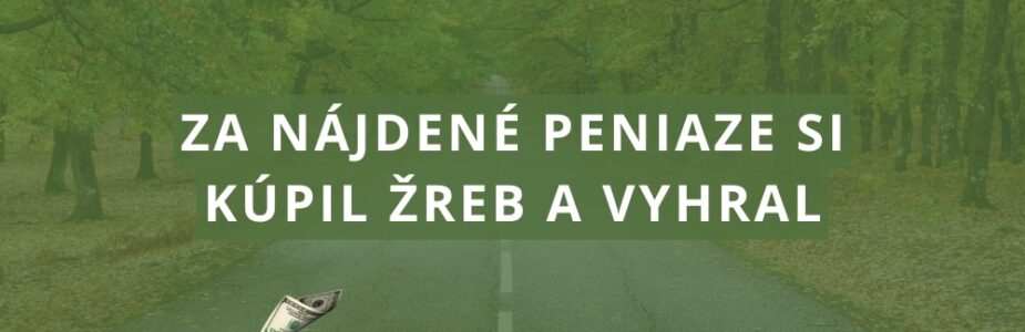 Miliónovú výhru našiel na zemi v podobe 20-dolárovej bankovky