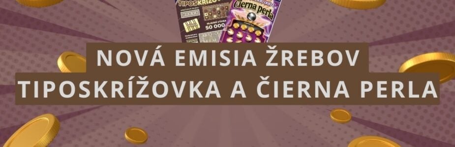 Nové emísie Tiposkrížovka a Čierna perla