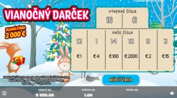 Zotretý žreb Vianočný darček