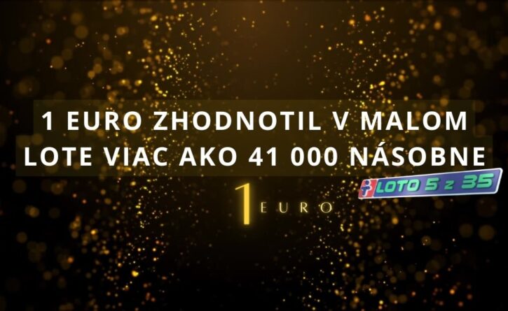 Krásny jackpot sa podarilo v malom Lote vyhrať Žilinčanovi