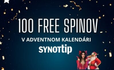 100 free spinov v SynotTip