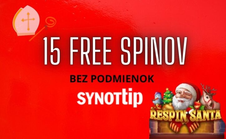 15 free spinov bez podmienok