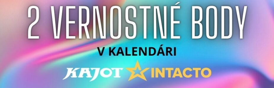 2 vernostné body v Kajot Intacto