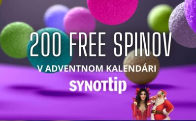 200 free spinov v Synot Tip kasíne