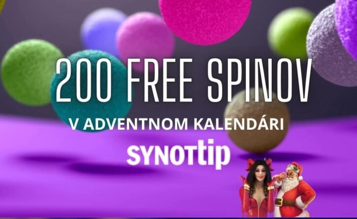 200 free spinov v Synot Tip kasíne