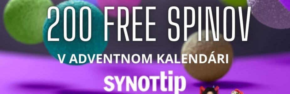 200 free spinov v Synot Tip kasíne