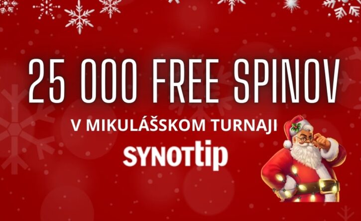 25 000 free spinov v SynotTip