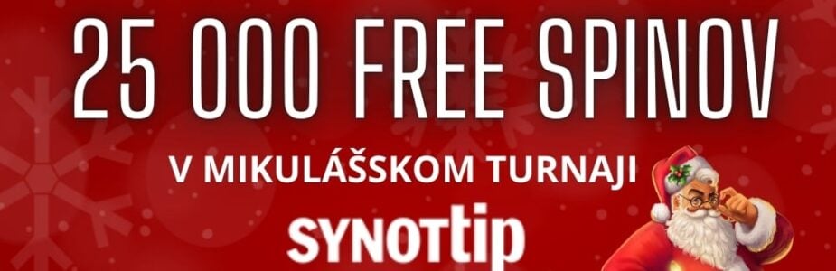 25 000 free spinov v SynotTip