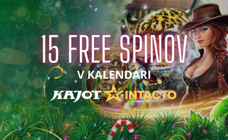 15 free spinov kajot intacto