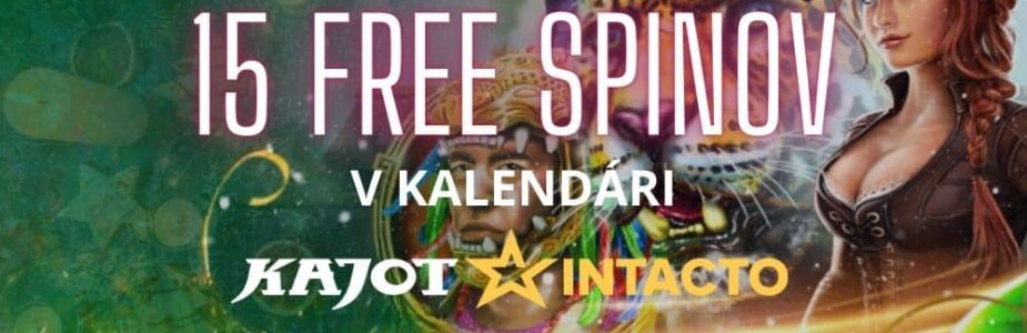 15 free spinov kajot intacto