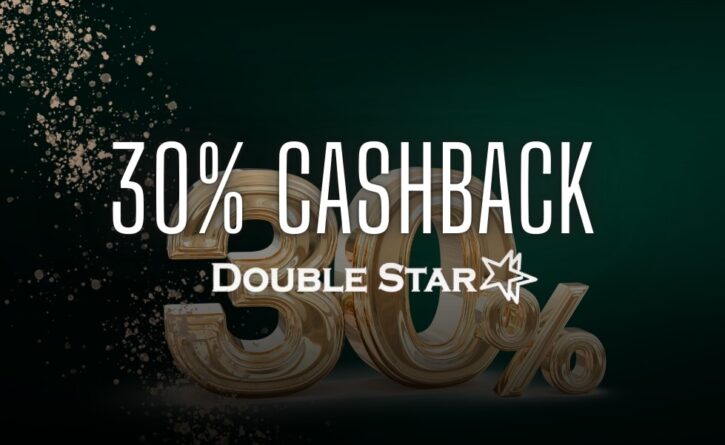 30% cashback v Doublestar