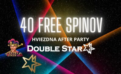 40 free spinov v Doublestar vo Hvieznej after party