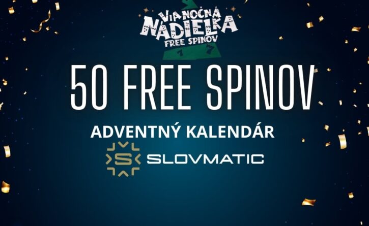 50 free spinov v Slovmatic