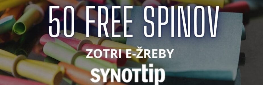 50 free spinov za ezreby v SynotTipe