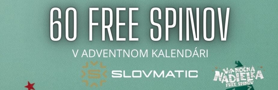 60 free spinov v Slovmatic