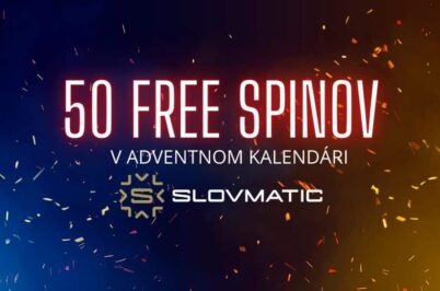 50 free spinov v adventnom kalendári od Slovmatic