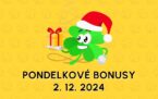 425 free spinov a bonusy dnes 2. 12. 2024