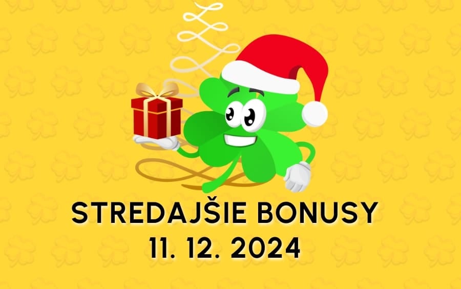 Free spiny a bonusy dnes 11. 12. 2024