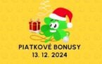 943 free spinov a bonusy dnes 13. 12. 2024