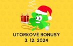 605 free spinov a bonusy dnes 3. 12. 2024