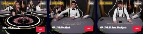 ruleta, blackjack