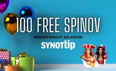 100 free spinov v SynotTip kasíne