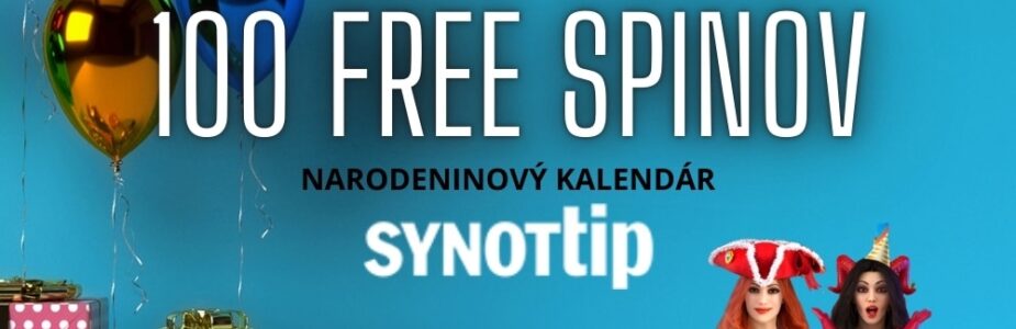 100 free spinov v SynotTip kasíne