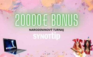 20 000 eur turnaj synottip