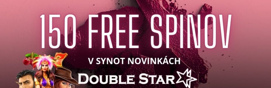 150 free spinov v DoubleStar kasíne