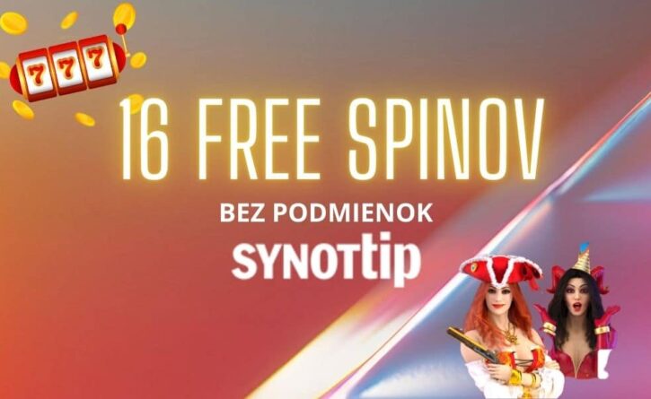 16 free spinov bez podmienok SynotTip