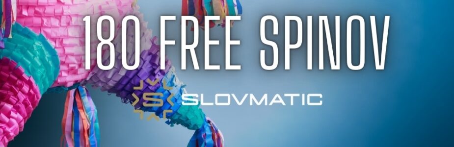 180 free spinov v Slovmatic kasíne