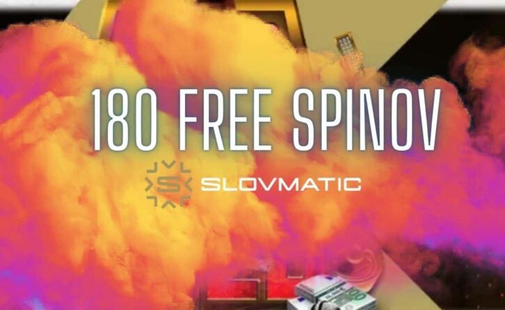 180 free spinov v slovmatic