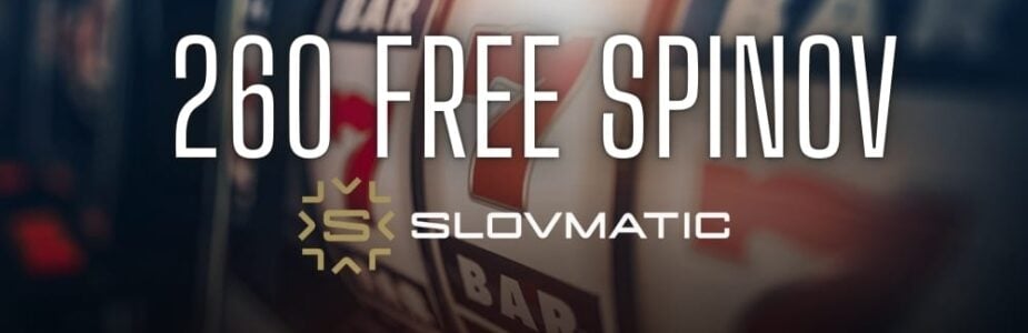 260 free spinov v Slovamtic