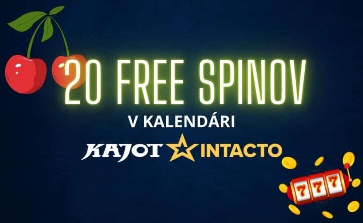 20 free spinov kajot intacto