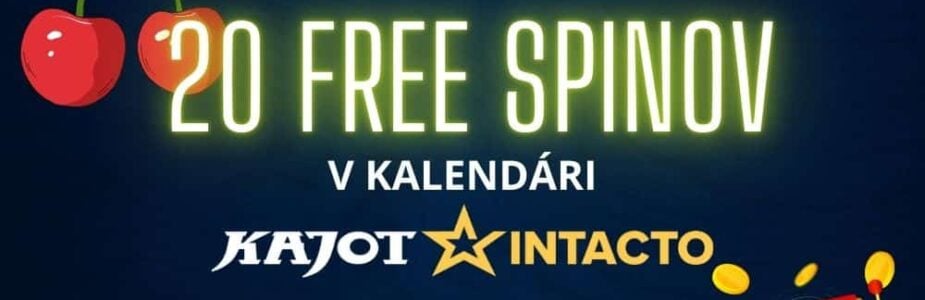 20 free spinov kajot intacto