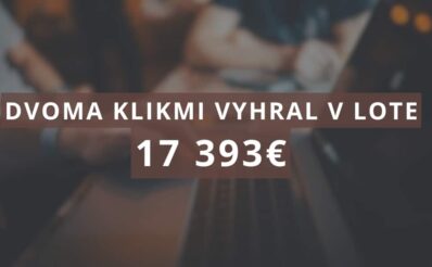 Dvoma klikmi vyhral v Lote