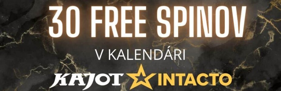 30 free spinov kajot intacto