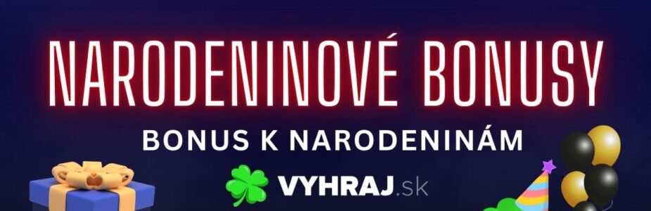Narodeninové bonusy v kasínach