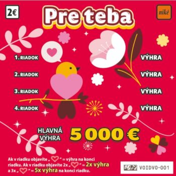 Stierací žreb Pre teba offline