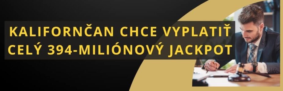 Kalifornský hráč chce, by mu vyplatili celý jackpot