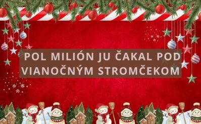 Pol milión ju čakal pod vianočným stromčekom