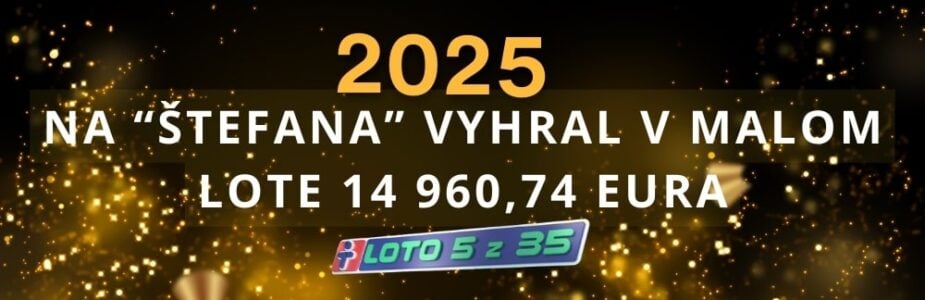 V malom Lote vyhral na Štefana vyše 14 000 eur