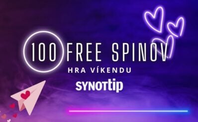 100 free spinov v SynotTip kasíne