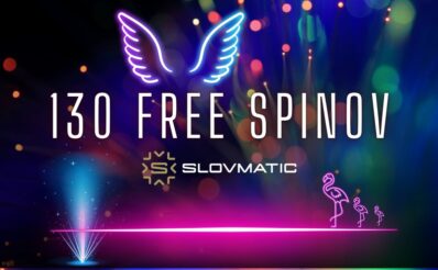 130 free spinov v Slovmatic