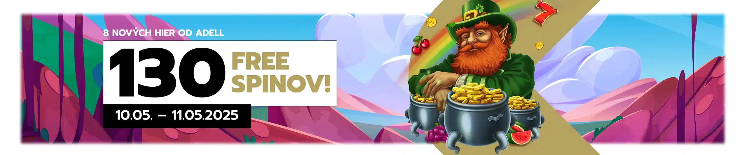 130 free spinov v Slovmatic kasíne