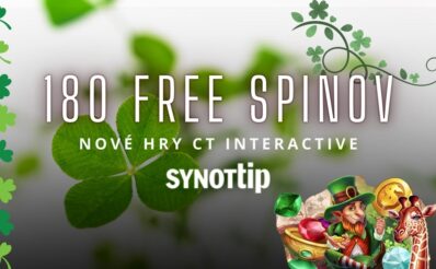 180 free spinov v SynotTip