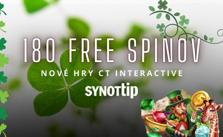 180 free spinov v SynotTip